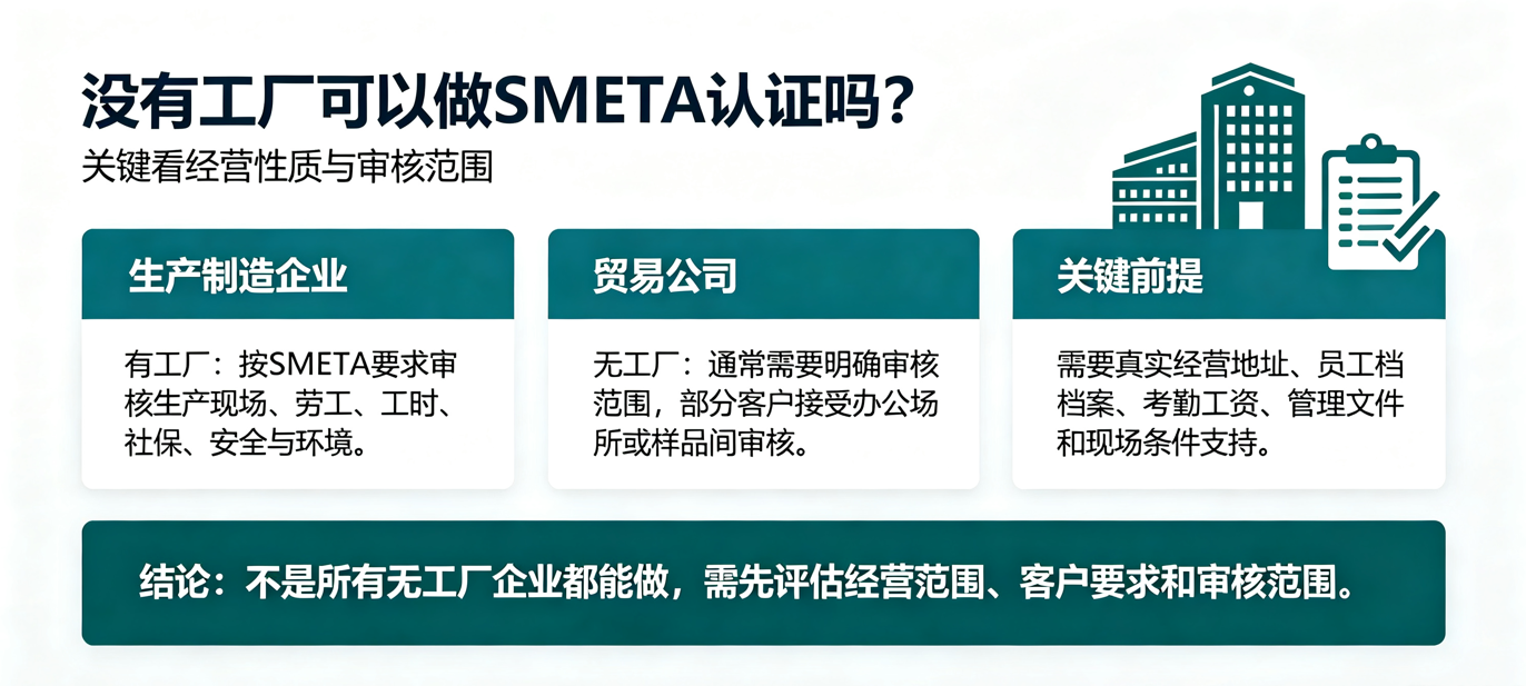 没有工厂可以做smeta认证吗
