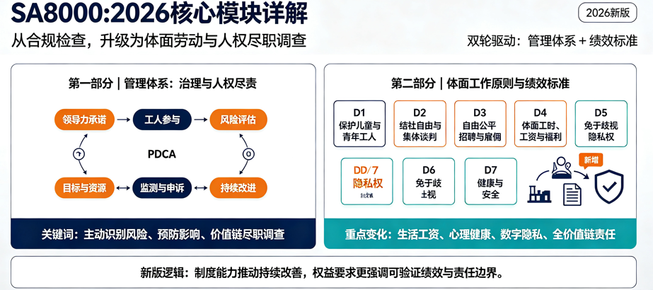 SA8000:2026核心模块详解